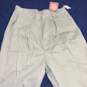 NOS Vintage Guess Hong Kong made Pleated Khaki Pants